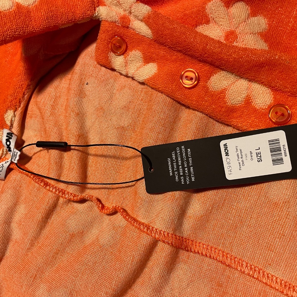 Orange Flower Rompet - Picture 4 of 6